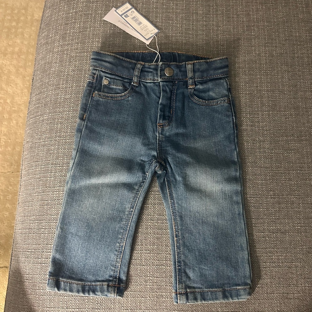 Jacadi Blue Jeans- size 6 months